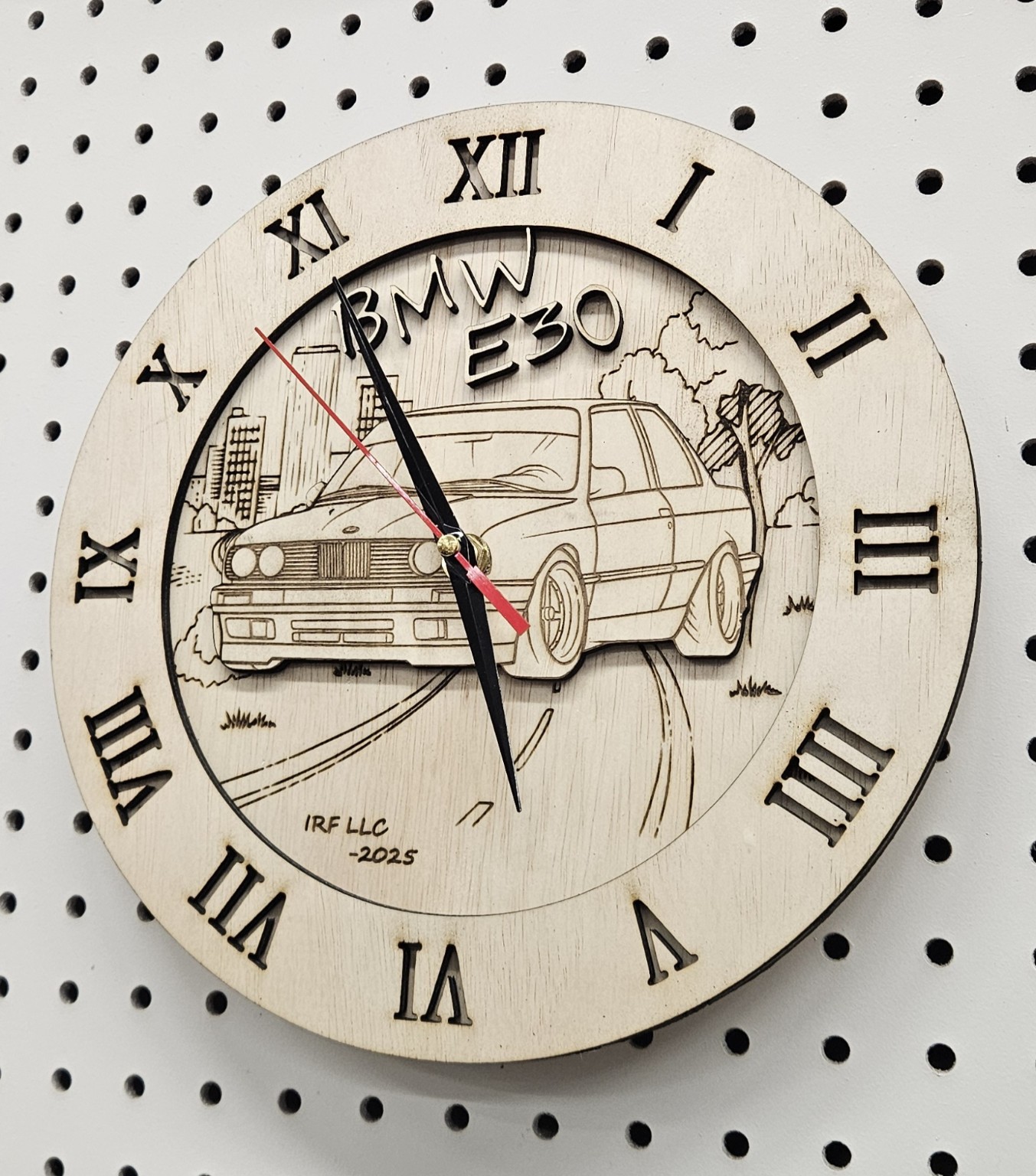 Custom BMW E30 wall clock